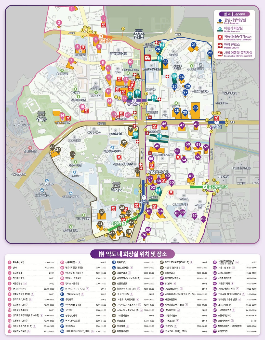 BTS-컴백-라이브-화장실 및 현장진료소