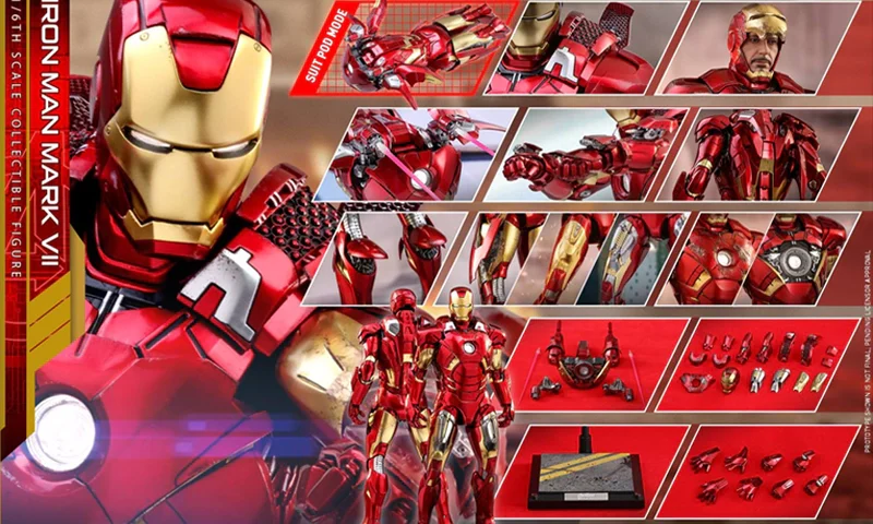 피규어-핫토이-마블-다이캐스트-아이언맨-마크7